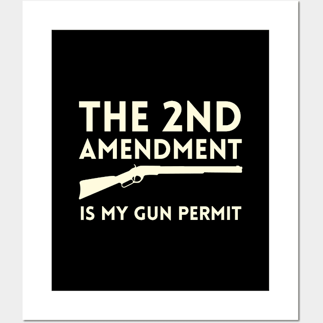 Second Amendment Wall Art by François Belchior